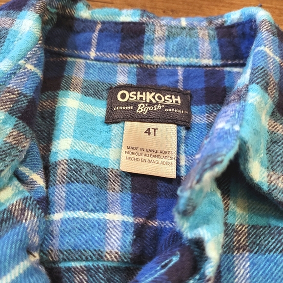 OshKosh 4T flannel - Picture 2 of 6